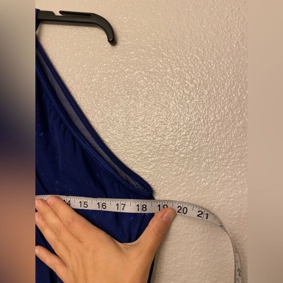 WEISSMAN Dance Costume lyrical navy blue 10,000 MILES 13171 XXLA adult - Picture 6 of 10